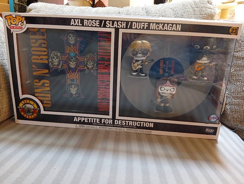 Statuette: Funko pop set Guns n' Roses appetite for destruction – Usato da Vezio venduto da 41181 3