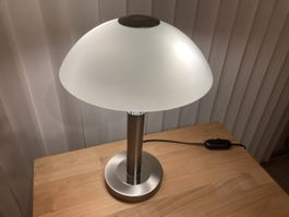 Tischlampe Tchibo Metall Glas Schirm guter Zustand