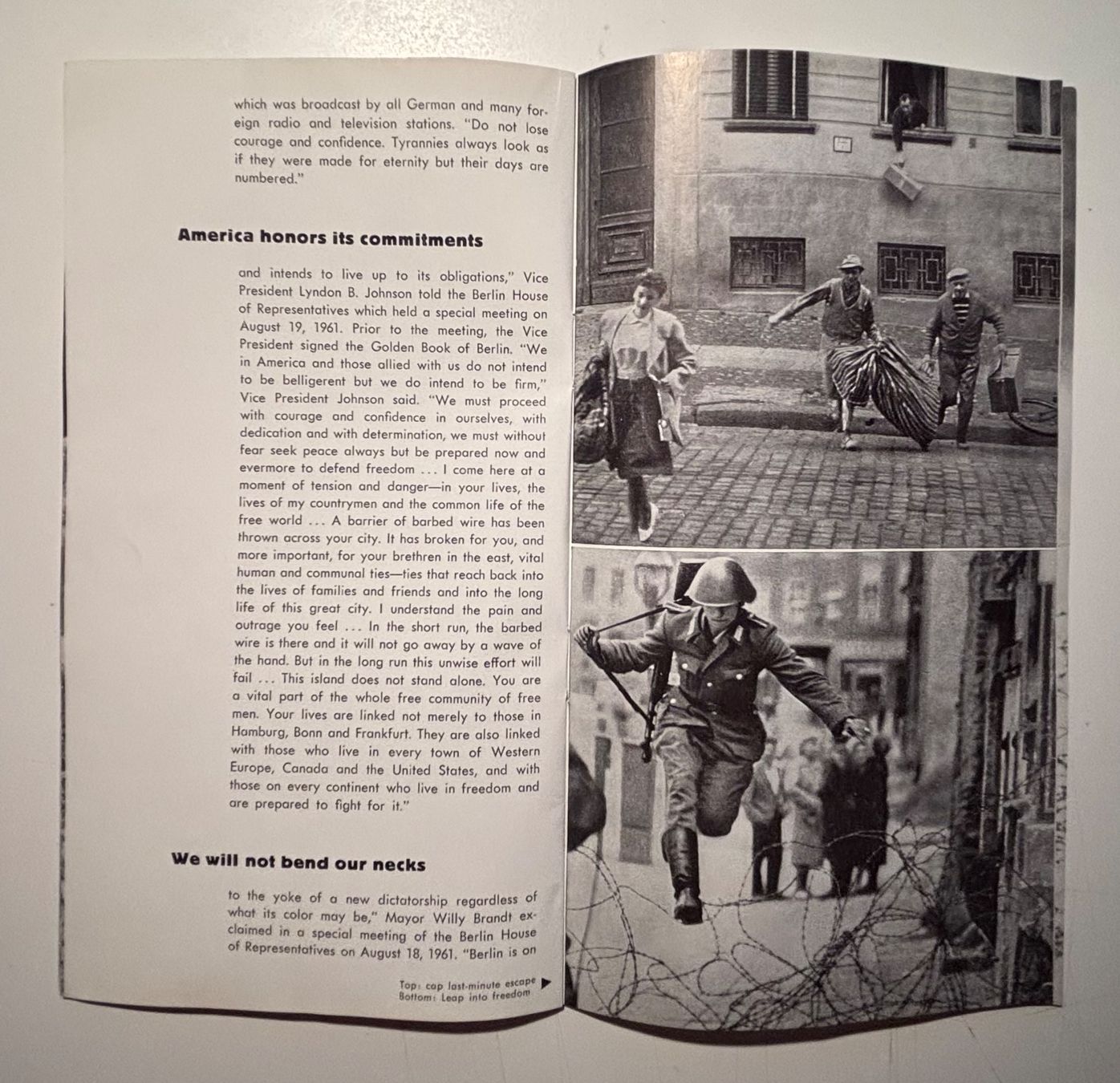 Dokumente: Brochure It began August 13th... 1961 – Gebraucht aus Neuchâtel von gefdeneuch 5