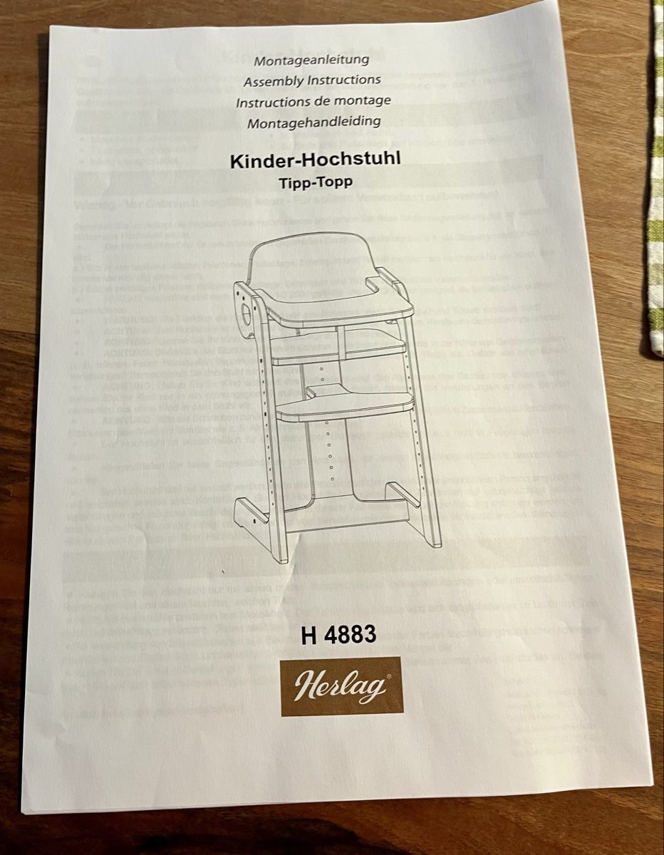 Seggioloni: Kinder Hochstuhl Tipp-Topp – Usato da Wittenbach venduto da sambuk 4