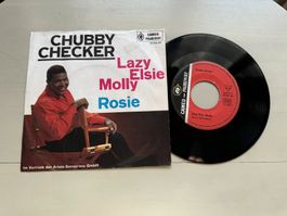 CHUBBY CHECKER rare Kult Single Lazy Elsie Molly Top Hit