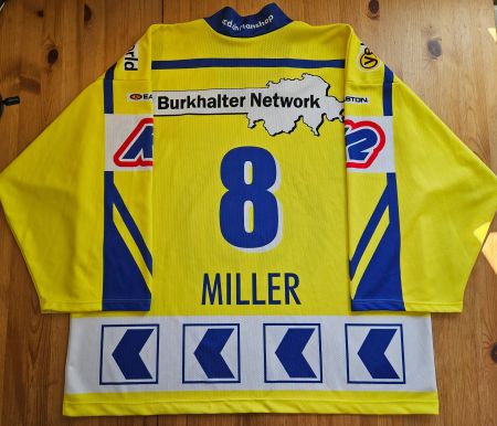 HC Davos Trikot #8 Kevin Miller Gr. XL NLA HCD Hockey