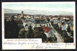 Litho Porrentruy, Ortsansicht aus der Vo
