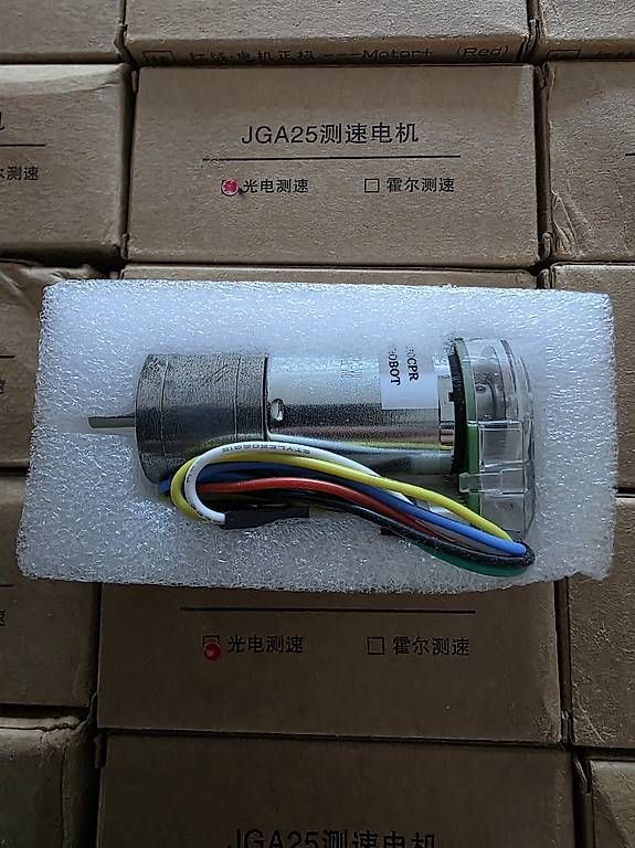 Motori: YFROBOT JGA25 Getriebemotor 1:34 mit Encoder, Neu – Nuovo e nell'imballaggio originale da Root venduto da dam_k55b