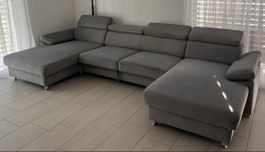 Wohnlandschaft/Sofa grau gebraucht guter Zustand
