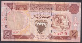 Bahrain 1/2 Dinar 1996