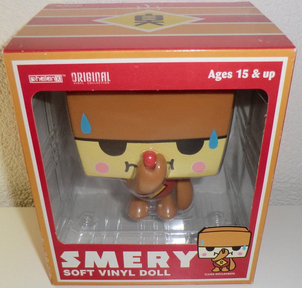 Statuette: Devilrobots Smery Tofu 16.5 cm Designer-Vinylfigur Cool! – Nuovo e nell'imballaggio originale da Kreuzlingen venduto da JefN.