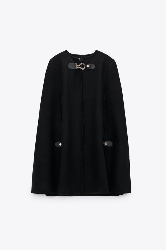 Zara Altro in Moda donna: Zara wool Cape schwarz – Usato da Zürich venduto da di_archive 6