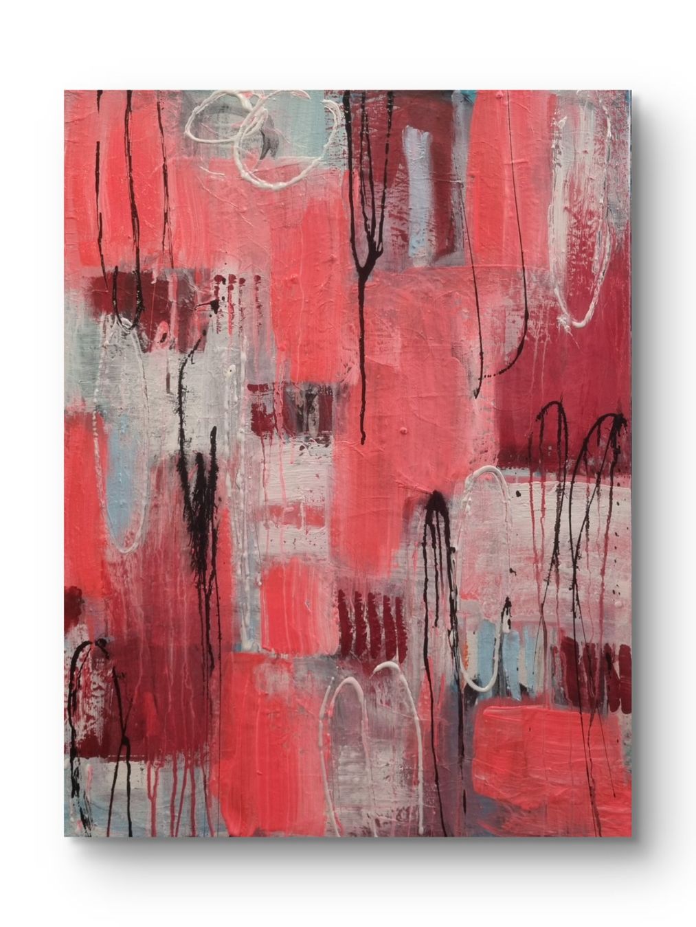 Tableaux: Originales abstraktes Gemälde 80x60cm – Neuf (Voir description) à Urdorf par Contra8 1