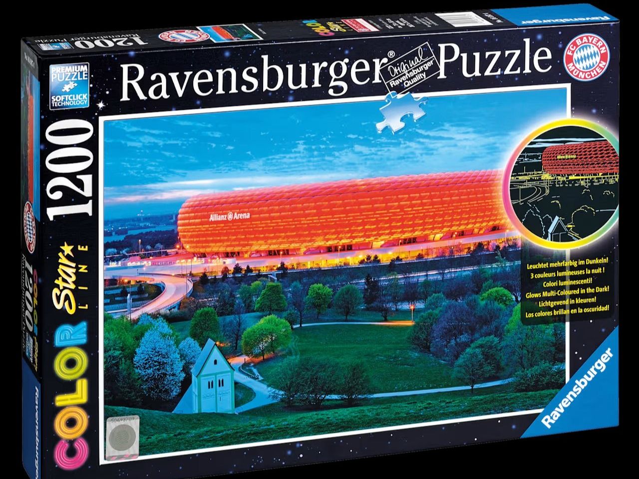Ravensburger Puzzles: Allianz Arena Leuchtpuzzle, 1200 Teile – D'occasion à Netstal par larscoo