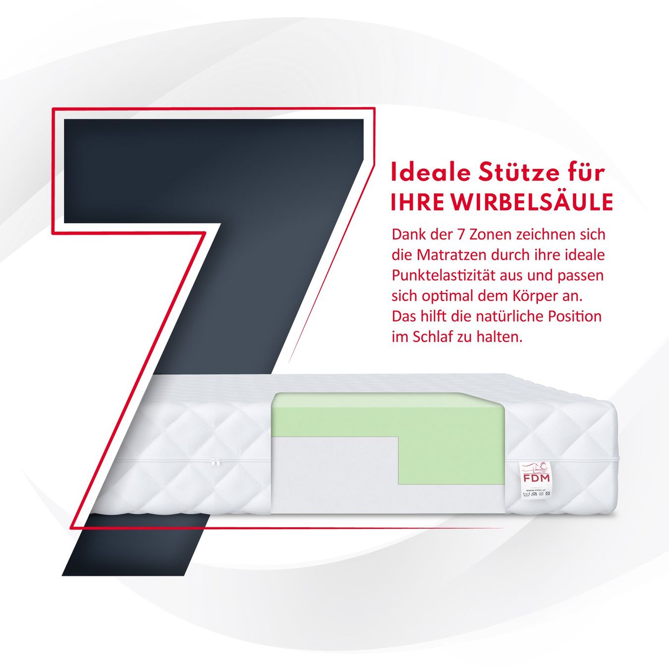 Matratzen: Matratze LUIGI - H3 - 11cm - 80x200 – Neu und originalverpackt aus Wallenwil von toesstal-vertrieb 3