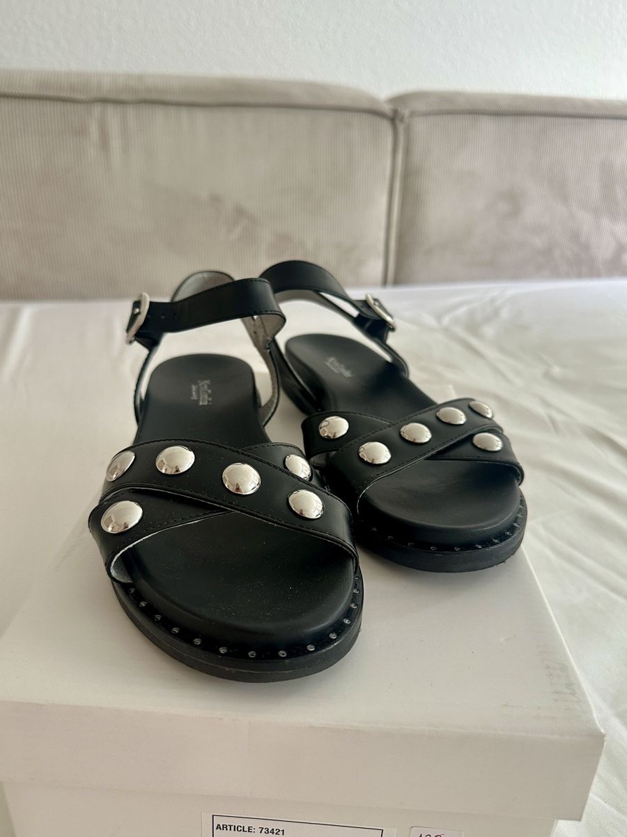 Chaussures femmes: Nero Giardini Sandalen Schwarz Leder – D'occasion à Zürich par aquaya01 1
