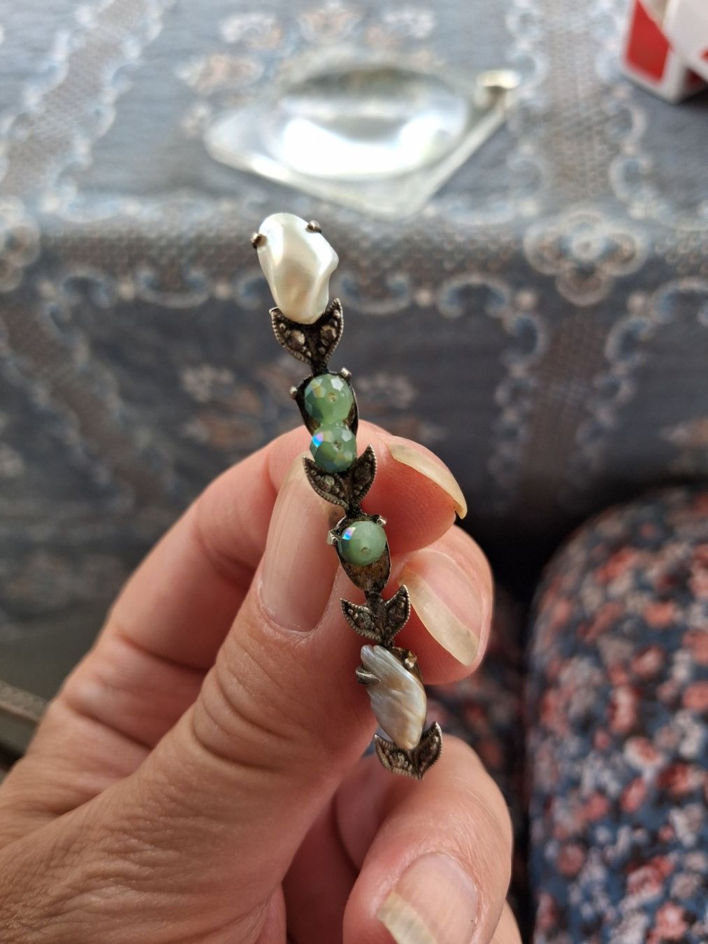 Broches & Aiguilles: Antike Brosche Silber – D'occasion à Thun par gabiname