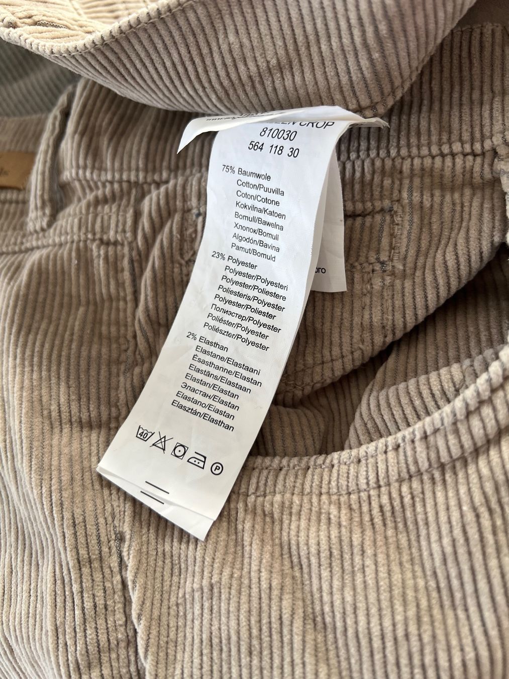 Angels Pantaloni: Angels- Cordhose beige Gr. 42 – Usato da Ebmatingen venduto da Mistelu 5