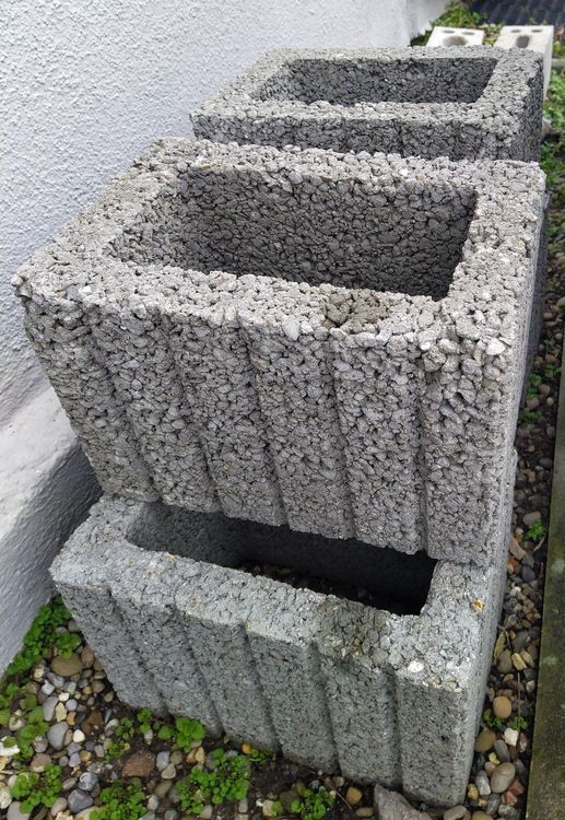Pflanzsteine rechteckig 30 x 20 x 20 cm Kaufen auf Ricardo
