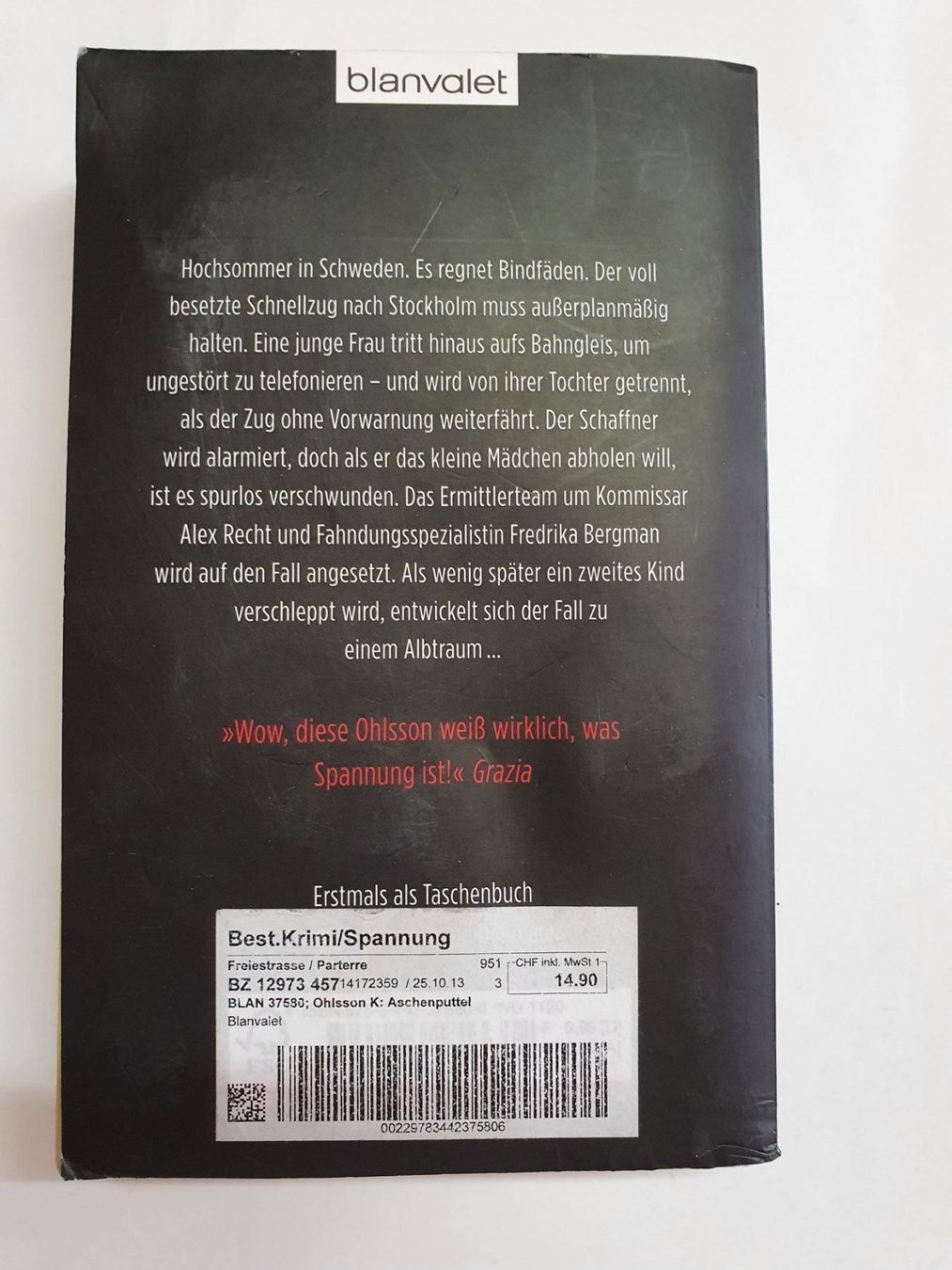 Libri: Kristina Ohlson - Aschenputtel Krimi – Usato da Oberdorf BL venduto da BaldenEagle 1