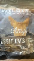 Wildish Amys Kaninchenohren Hundesnack 100g Neu OVP