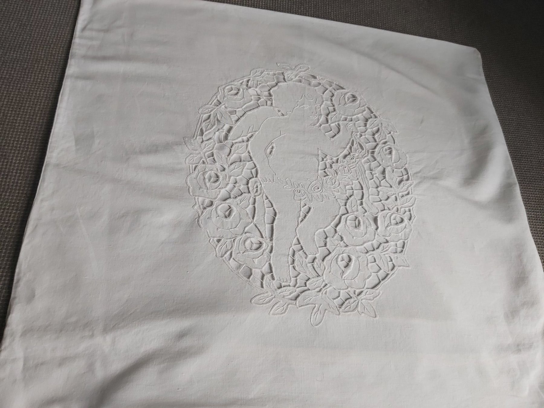 Linge de lit: Kissenbezug Engel Handarbeit – D'occasion à Bern par aronari 1