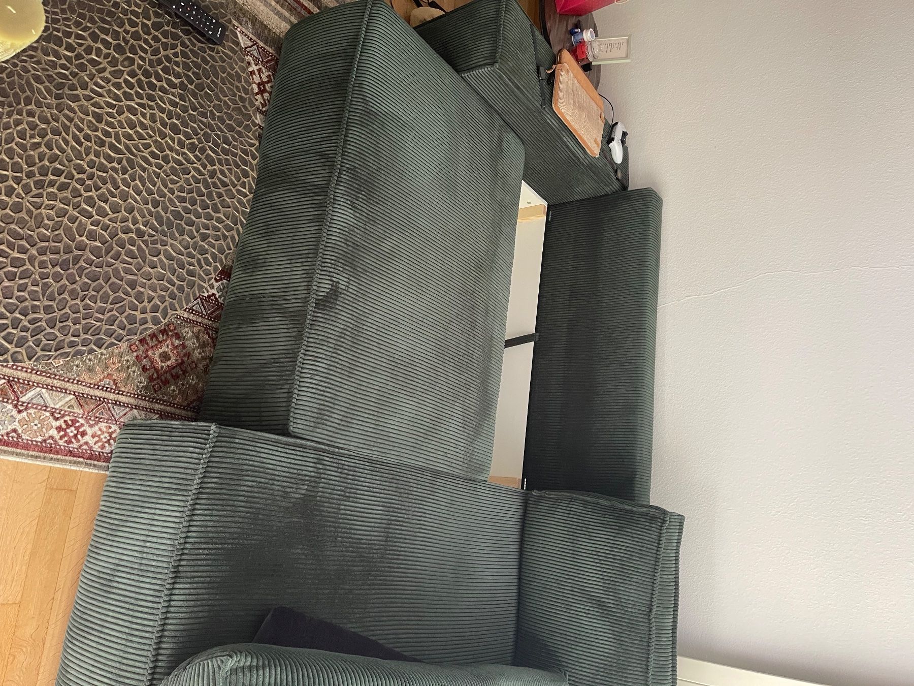 Divani: Ausziehbares dunkelgrünes Sofa / Couch – Usato da Kreuzlingen venduto da qos_99wt 4