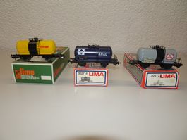 3x LIMA  Kesselwagen SBB, FS   H0 DC