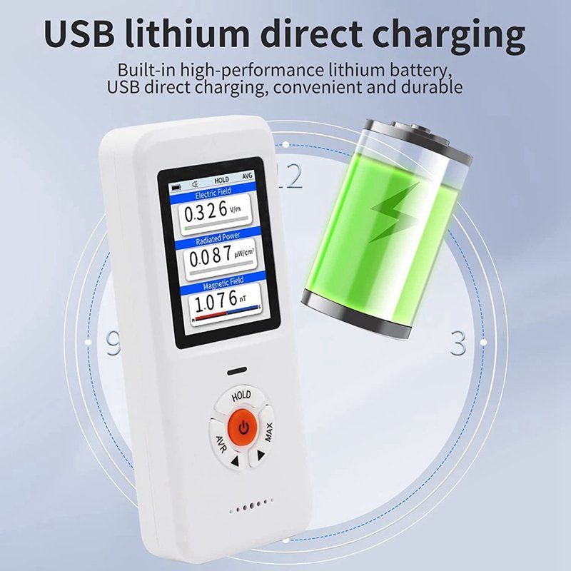 Misurare: Electromagnetic Radiation Detector, Elektrosmog Messgerät – Nuovo (secondo la descrizione) da Zürich venduto da buyfinest 8