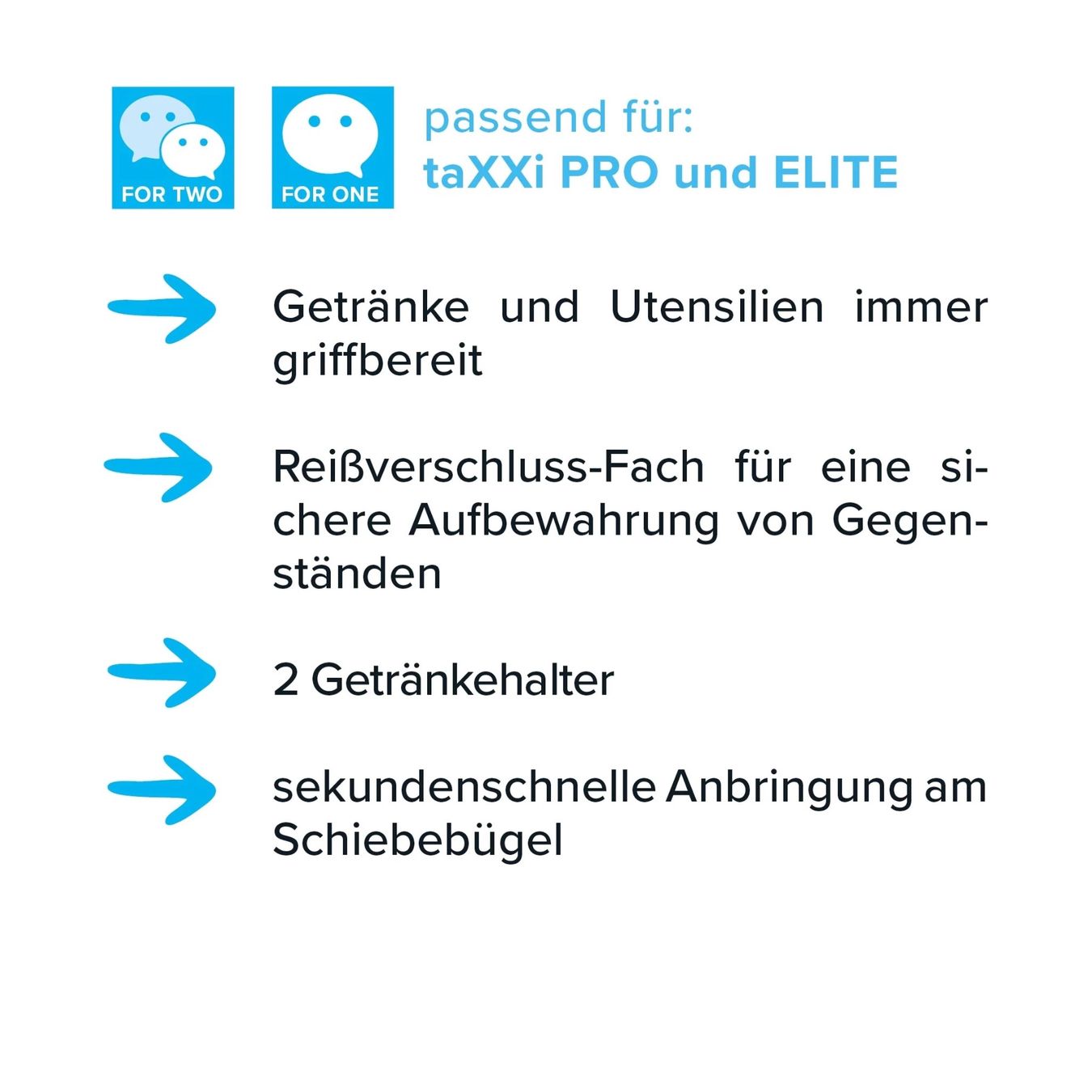Sacchi a pelo: Fahrradanhänger Schiebebügeltasche – Nuovo e nell'imballaggio originale da Zwillikon venduto da RasantShop 1