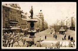 Chaux-de-Fonds, Strassenpartie mit Hotel