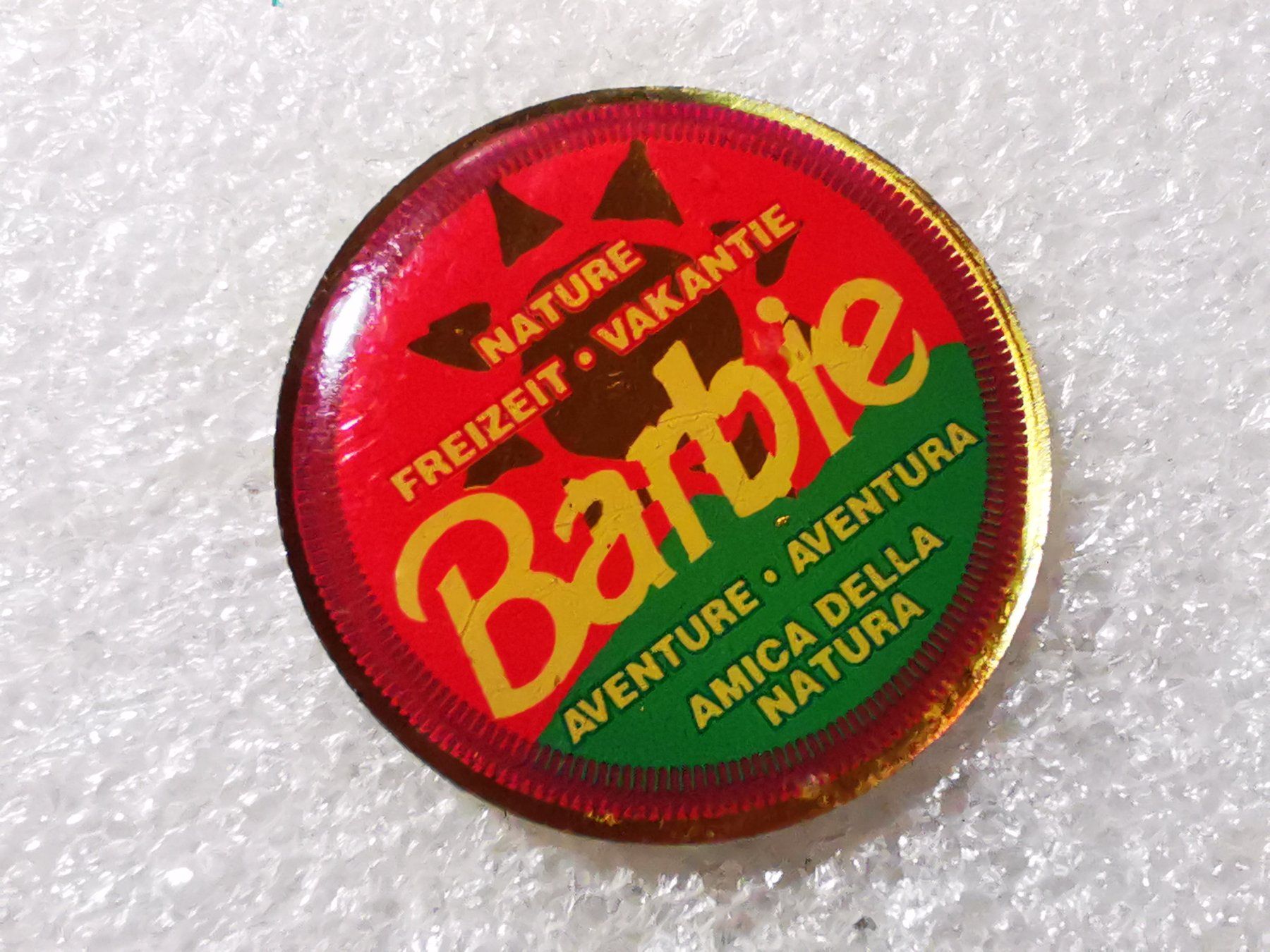 Placchette & Badge: Ansteckpin 158: Barbie – Usato da Oppligen venduto da Pin-Fall-Shop