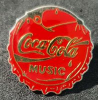 BB699 - Pin 50 Jahre Anniversary Coca Cola MUSIC - Deckel