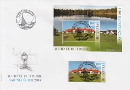 102 FDC mit Vollstempel Saignelégier 18.11.14