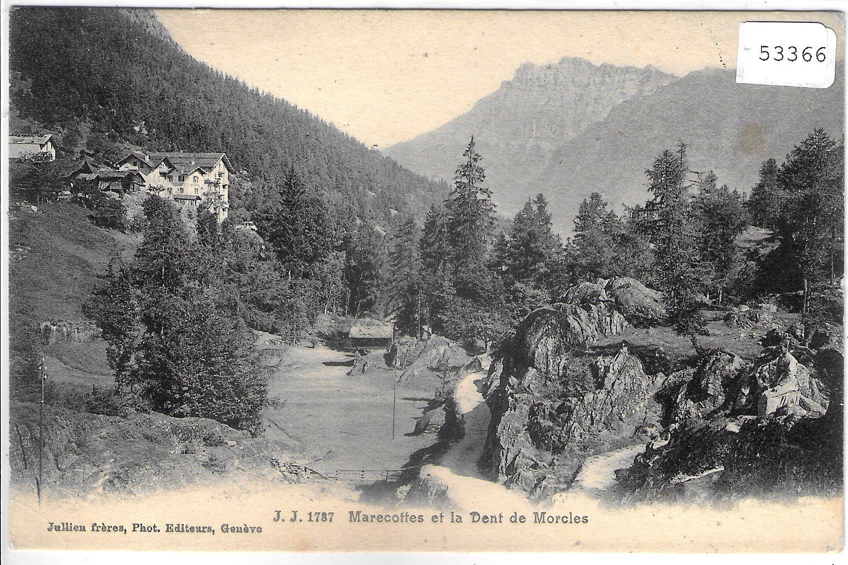 Cartes postales: Marecottes et la Dent de Morcles – D'occasion à Ettingen par Kartenplanet