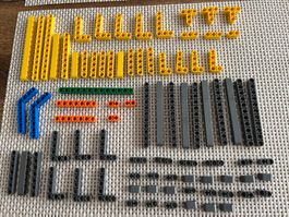 Lego Technik 42053 runde Lochbalken gelb orange grau blau