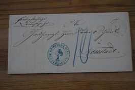 Vorphilatelie-Brief Oberhöllsteig-Neustadt 1882 ALT !!!!!!!!