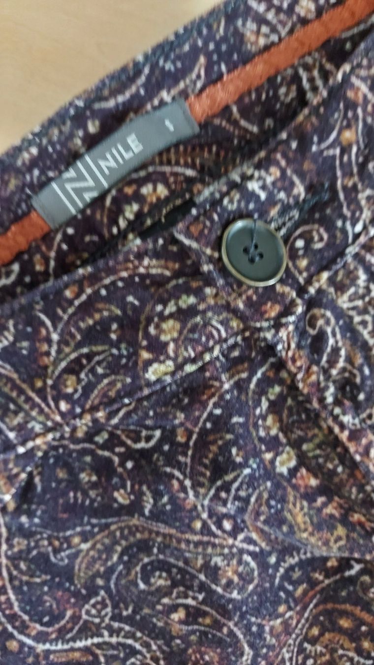 Nile Pantaloni: Nile Hose Samt Regular gr,S – Nuovo (secondo la descrizione) da langenthal venduto da rundholz7 1