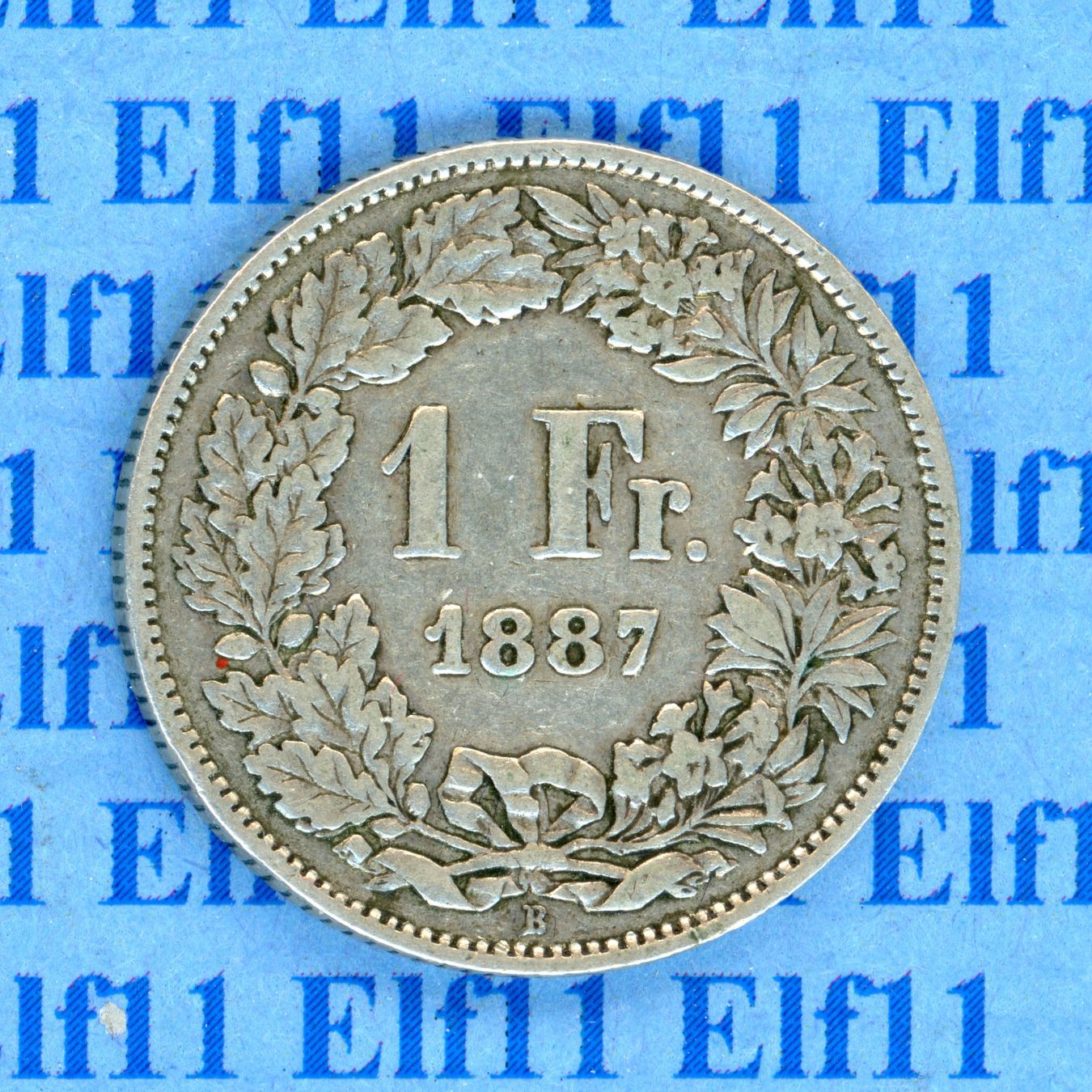 Tutti le monete: CHF___1.00 1887 ss+ 1 Franken – Usato da Widnau venduto da Elf11