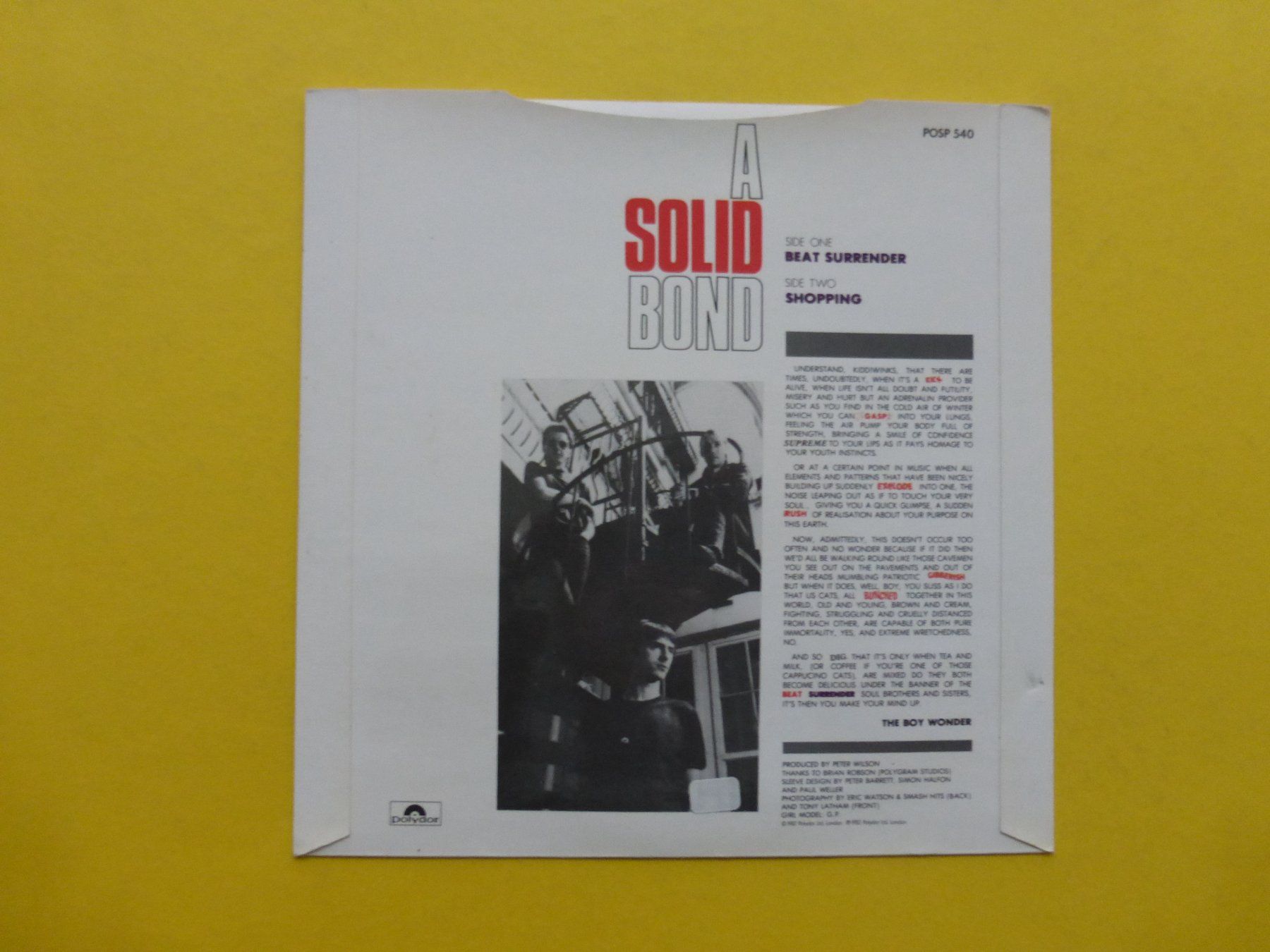 Vinyles: The Jam – Beat Surrender – D'occasion à Zürich par Swiss57 1