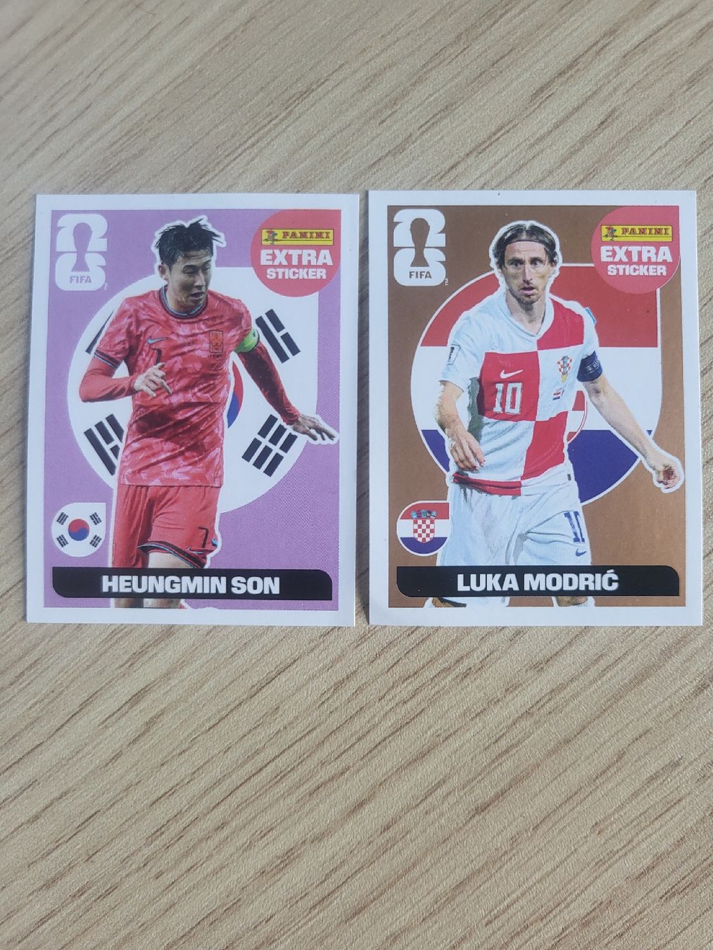 Panini Carte collezionabili: Luka Modric Bronze Panini Extra Sticker Heungmin Son – Nuovo (secondo la descrizione) da Ebnat-Kappel venduto da rog_27wc