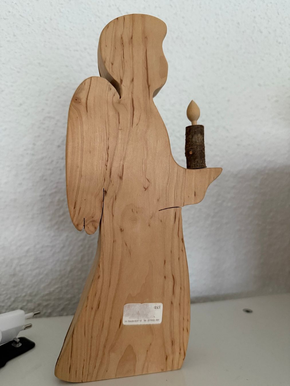 Statuette: Holz Engel 25 cm Schweizer Handarbeit – Usato da Kirchdorf AG venduto da coco123 2