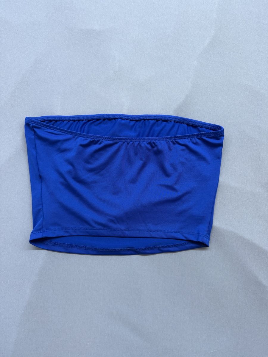 Top: Top bandeau bleu taille S – Usato da Granges VS venduto da coraliegrd5 1