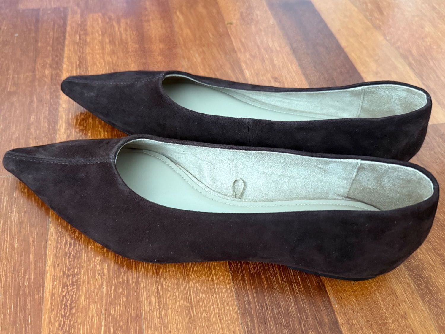 Zara Scarpe da donna: Eleganter Wildlederballerina – Nuovo (secondo la descrizione) da Gockhausen venduto da Timiboy4 4