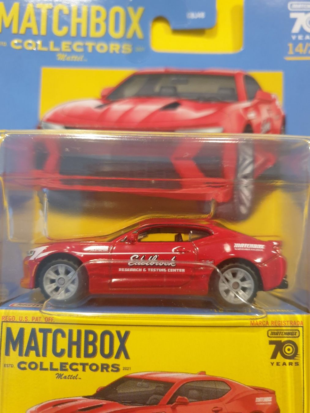 Matchbox Modellini d'auto: Matchbox '16 CHEVY CAMARO – Nuovo e nell'imballaggio originale da Oftringen venduto da Rotor 1
