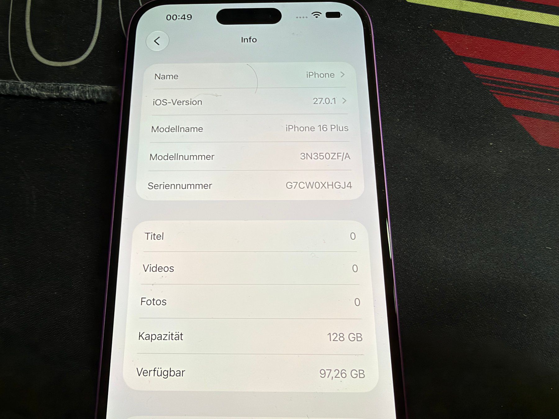 Apple Handys / Smartphones: Iphone 16 Plus 128Gb#153 – Gebraucht aus Au SG von bah_6f5w 5
