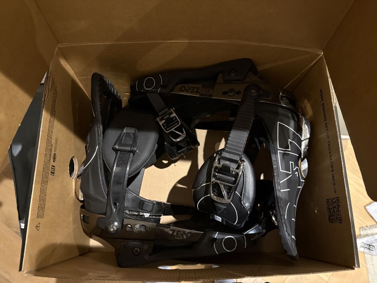 Macchine rilegatrici: Nitro Zero Snowboard Bindungen schwarz gebraucht – Usato da Luzern venduto da jacky_brown123 6