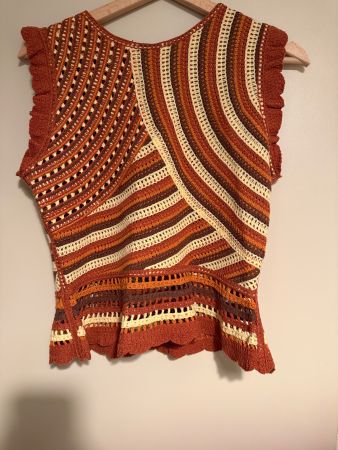Gehäkeltes Top Damen Grösse S , wie neu