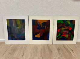Abstrakte Gemälde-Serie «Aus dem Bauch gemalt»