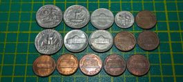 Münzsammlung aus den USA