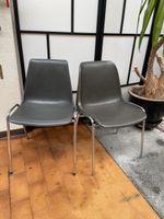 Helmut Starke Design Eropa & Expo Plastik Chairs grau 2 Stk