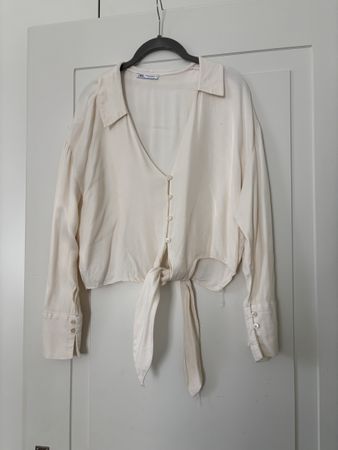 Zara Creme Blouse