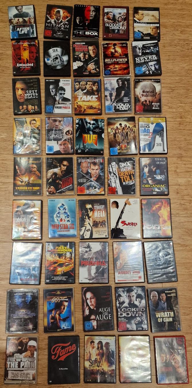 Tutti i DVDs: Sammlung aus 103 DVD – Usato da Weisslingen venduto da Bubo8