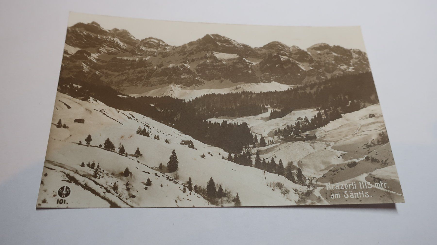 Cartoline postali: Kräzerli 1115 mtr. am Säntis – Usato da Cormoret venduto da Pascalll2001 1